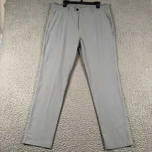 Greyson Golf Pants Montauk Trousers 38x32 Light‎ Purple Straight Leg Athletic